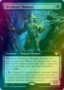 Hiveheart Shaman [390] [Extended Art] [Innistrad: Crimson Vow] [Foil]