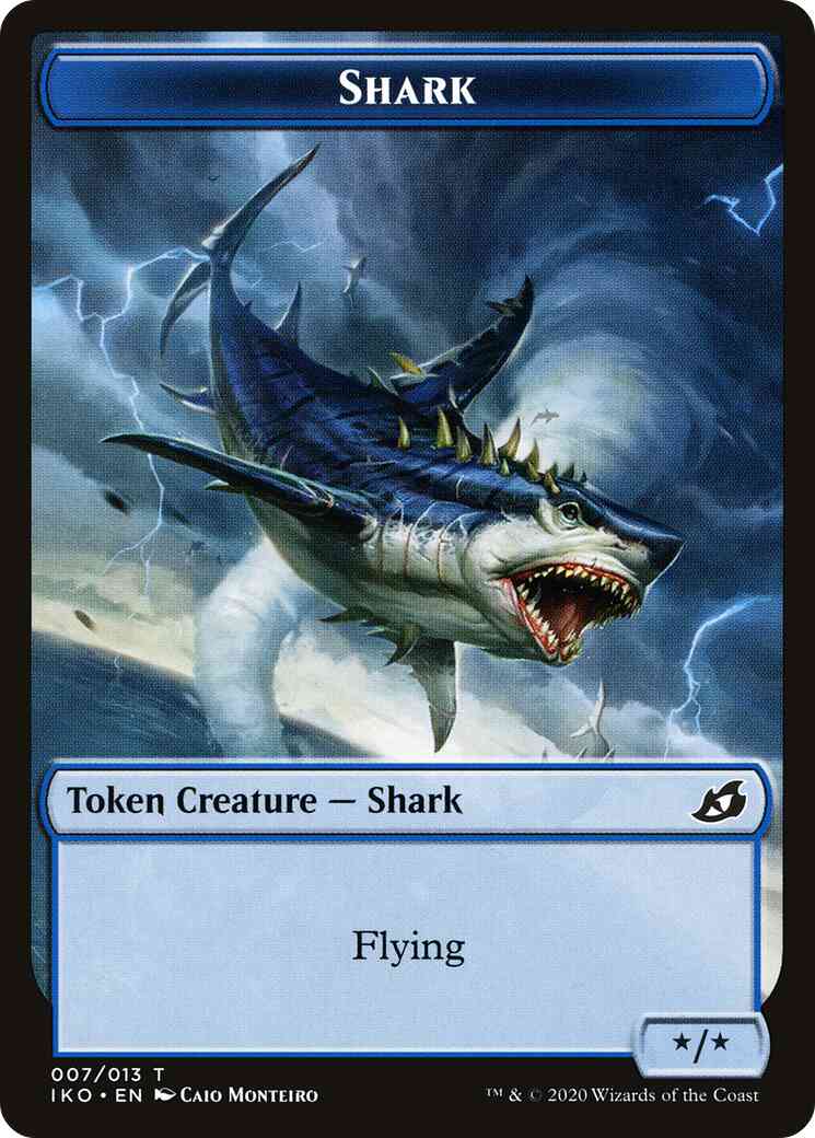 Shark Token (07) // Shark Token (07) [IKO/IKO Set Symbol] [Challenger Deck 2022 Tokens] [Non-Foil]