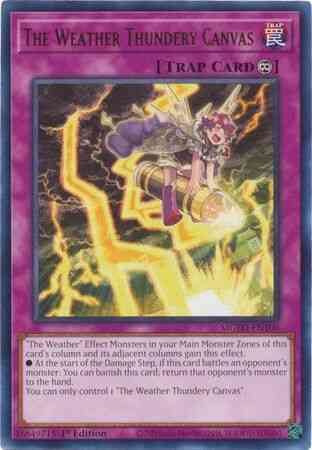 The Weather Thundery Canvas - MGED-EN100 - Rare - 1st Edition