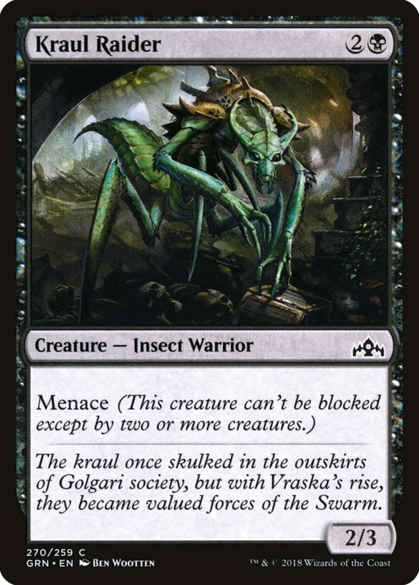 Kraul Raider [270] [Planeswalker Deck Exclusive] [Guilds of Ravnica] [Non-Foil]