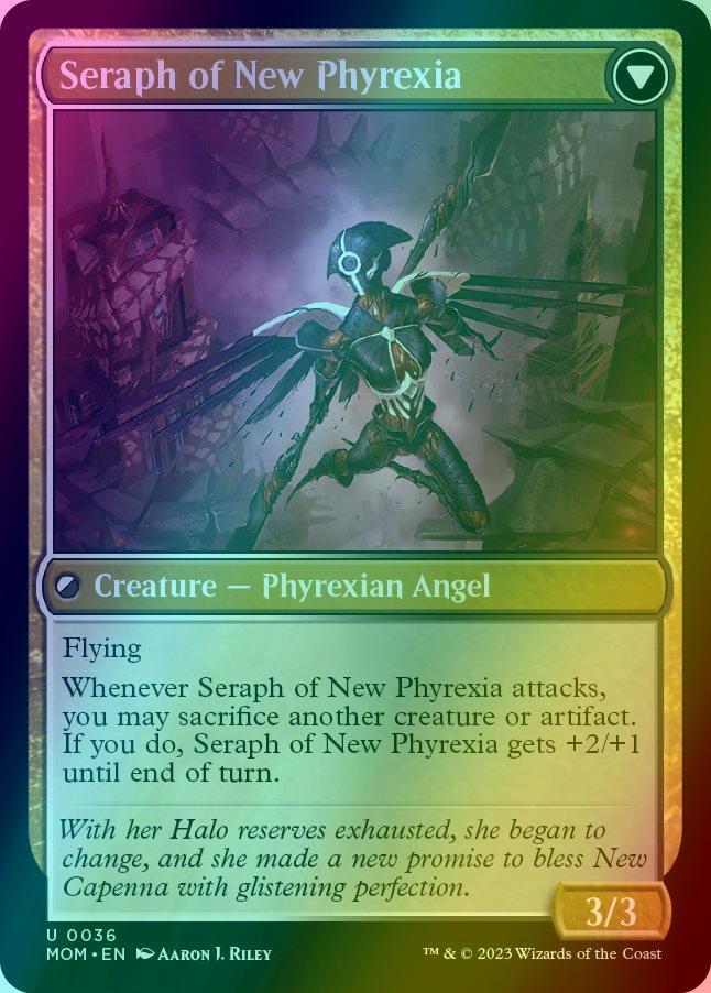 Seraph of New Capenna // Seraph of New Phyrexia [36] [March of the Machine] [Foil]