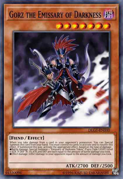 Gorz the Emissary of Darkness (Green) - DL13-EN013 - Rare - Unlimited
