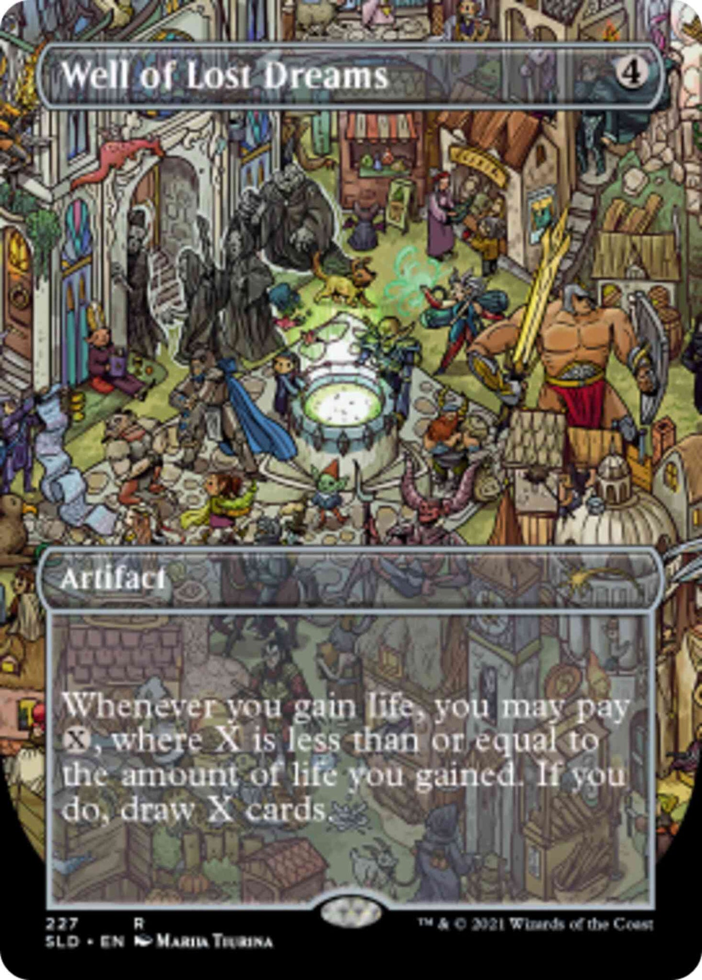 Well of Lost Dreams [0227] [Borderless] [Fblthp: Totally Lost] [Secret Lair Drop] [Non-Foil]