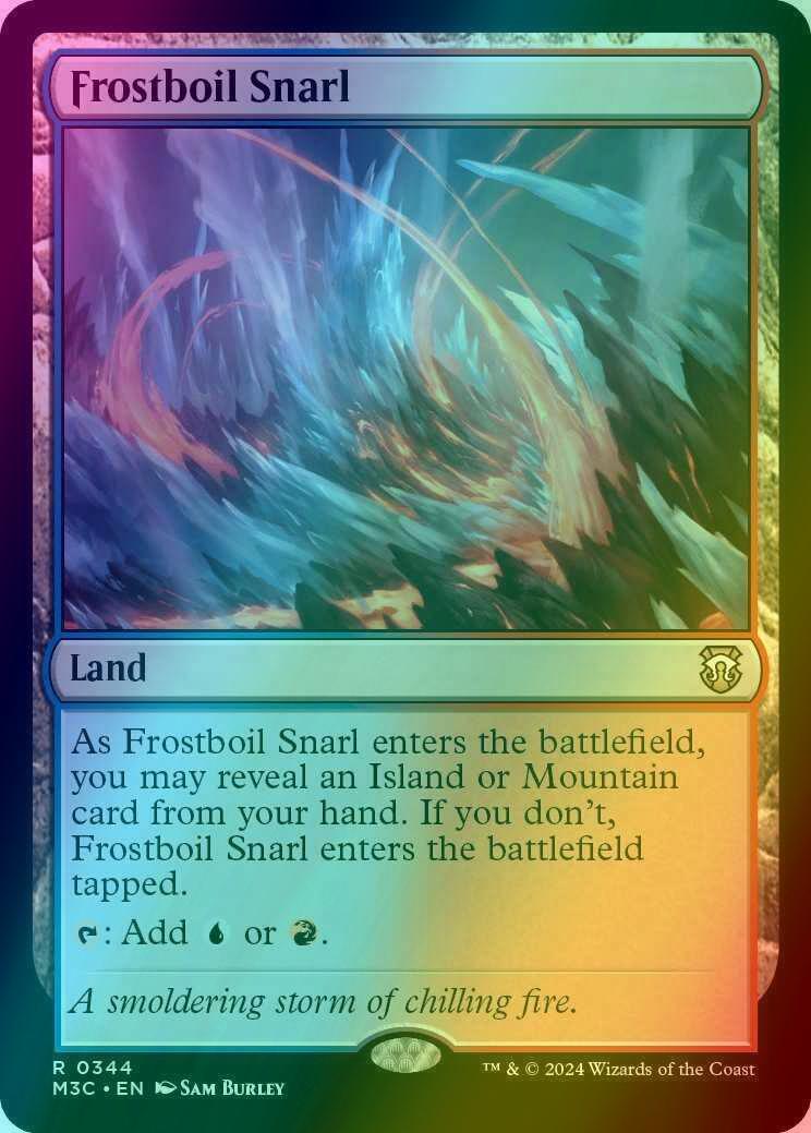 Frostboil Snarl [344] [Modern Horizons 3: Commander] [Ripple Foil]