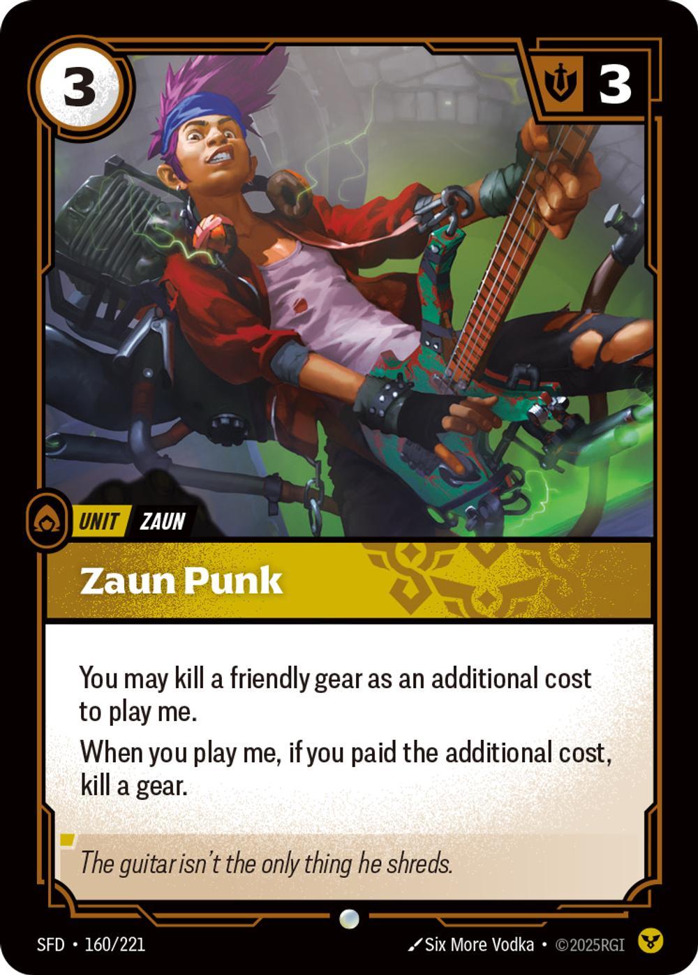 Zaun Punk - 160/221 [Spiritforged] [Non-Foil]