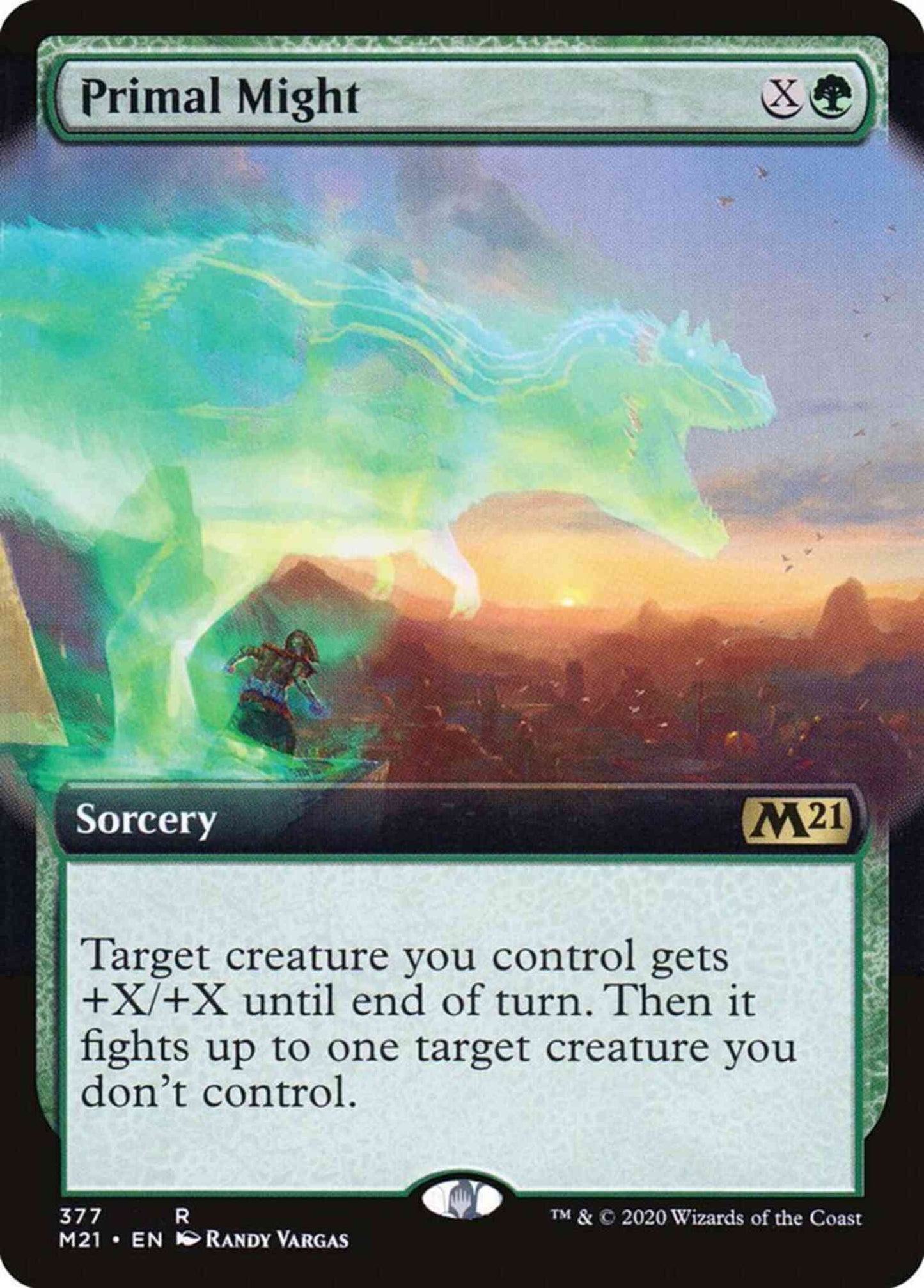 Primal Might [377] [Extended Art] [Core Set 2021] [Non-Foil]