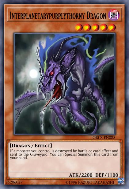 Interplanetarypurplythorny Dragon - BP02-EN104 - Mosaic Rare - Unlimited