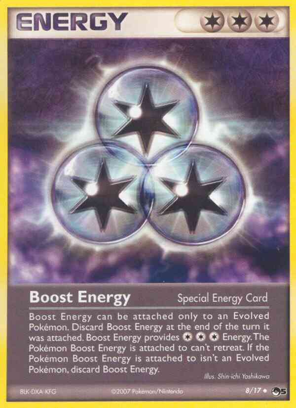 Boost Energy - 8/17 - Uncommon [pop5-8] [Non-Holo]