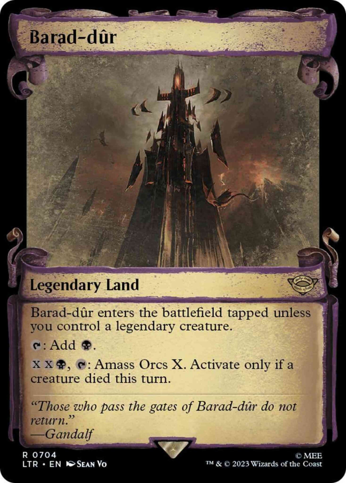 Barad-dûr [704] [Scrolls Showcase] [The Lord of the Rings: Tales of Middle-earth] [Non-Foil]