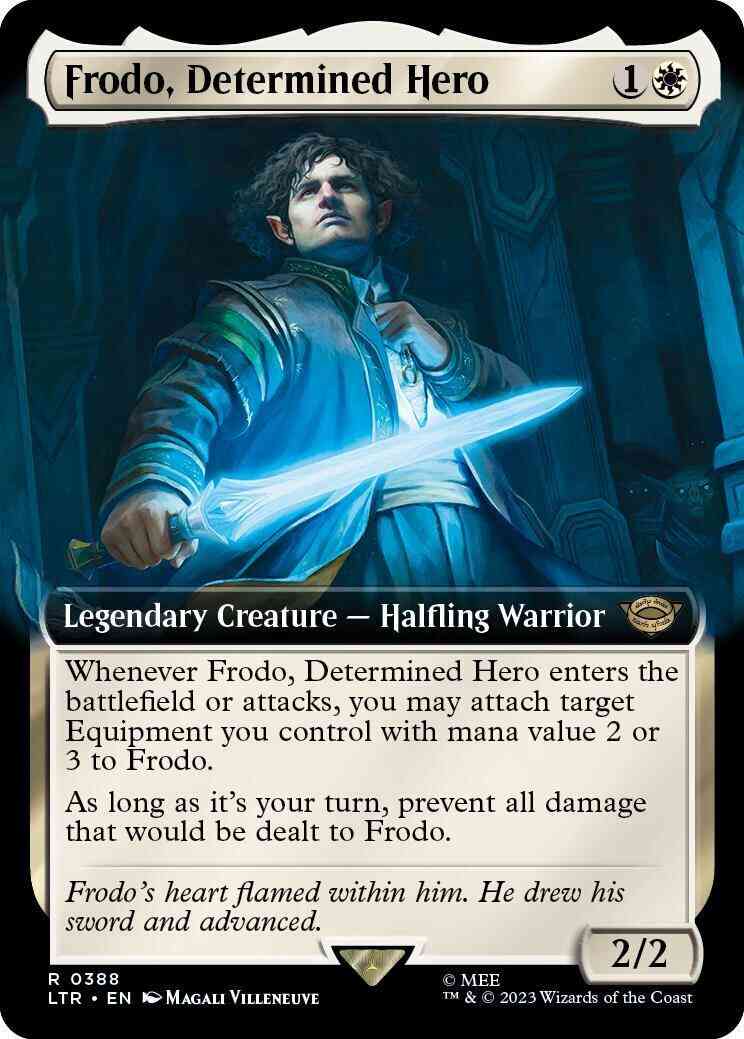 Frodo, Determined Hero [388] [Extended Art] [Starter Kit] [The Lord of the Rings: Tales of Middle-earth] [Non-Foil]