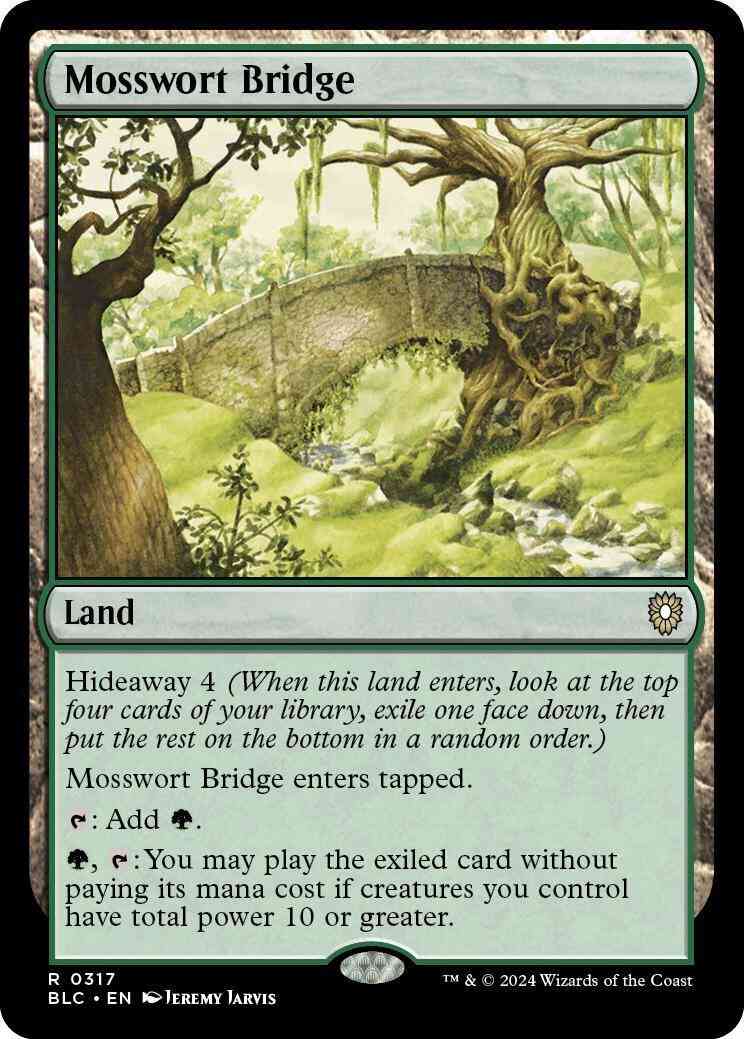 Mosswort Bridge [317] [Bloomburrow: Commander] [Non-Foil]