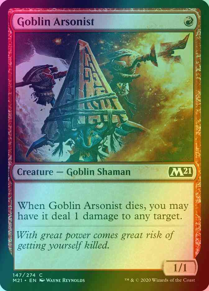 Goblin Arsonist [147] [Core Set 2021] [Foil]