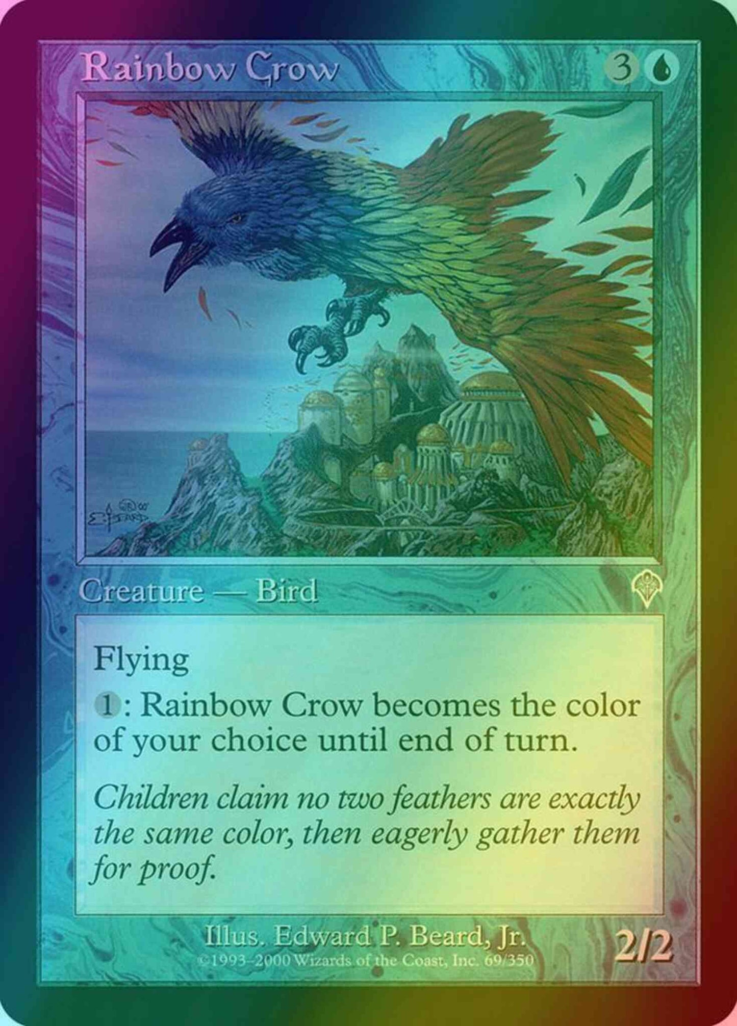 Rainbow Crow [69] [Invasion] [Foil]
