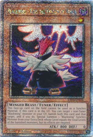 Blackwing - Vayu the Emblem of Honor - RA03-EN224 - Quarter Century Secret Rare - 1st Edition