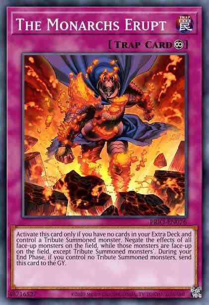 The Monarchs Erupt - PRIO-EN076 - Super Rare - 1st Edition