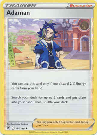 Adaman - 135/189 - Promo [Build & Battle Box] [swsh10msp-135] [Non-Holo]