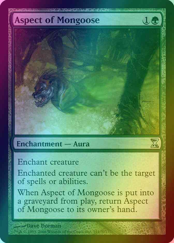 Aspect of Mongoose [191] [Time Spiral] [Foil]