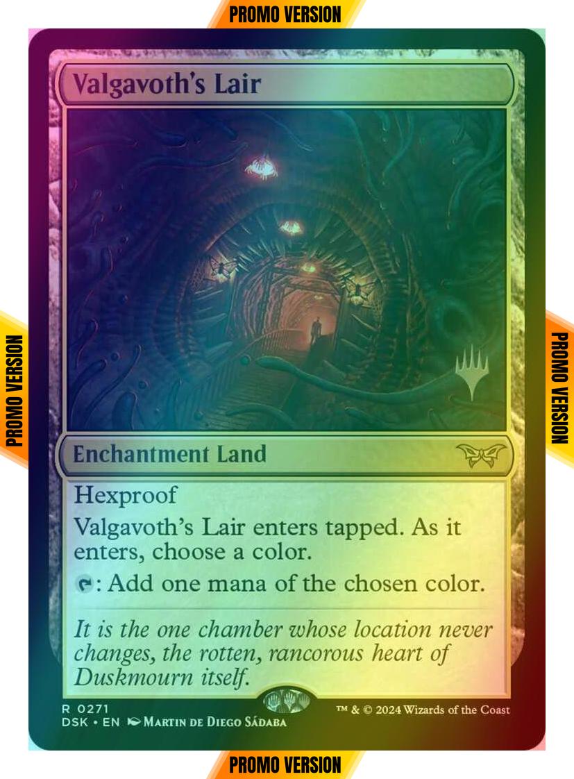 Valgavoth's Lair [271p] [Promo Pack] [Duskmourn: House of Horror: Promos] [Foil]
