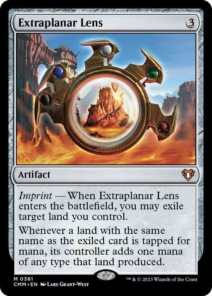 Extraplanar Lens [381] [Commander Masters] [Non-Foil]