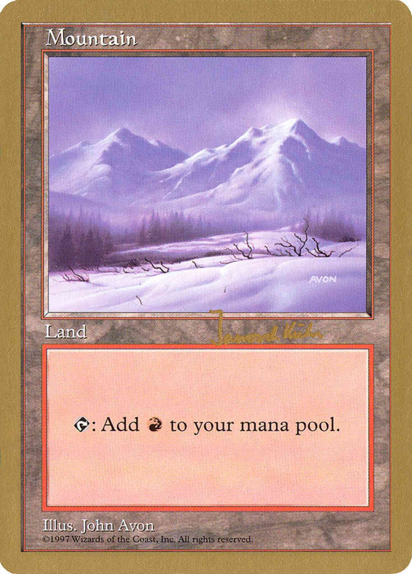 Mountain [jk442] [Janosch Kunn] [Cold] [World Championship Decks 1997] [Non-Foil]