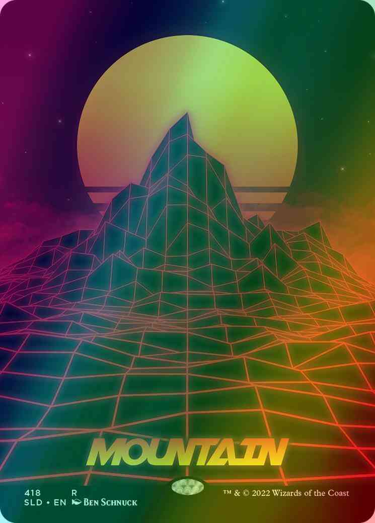 Mountain [0418] [Borderless] [Shades Not Included] [Secret Lair Drop] [Foil]