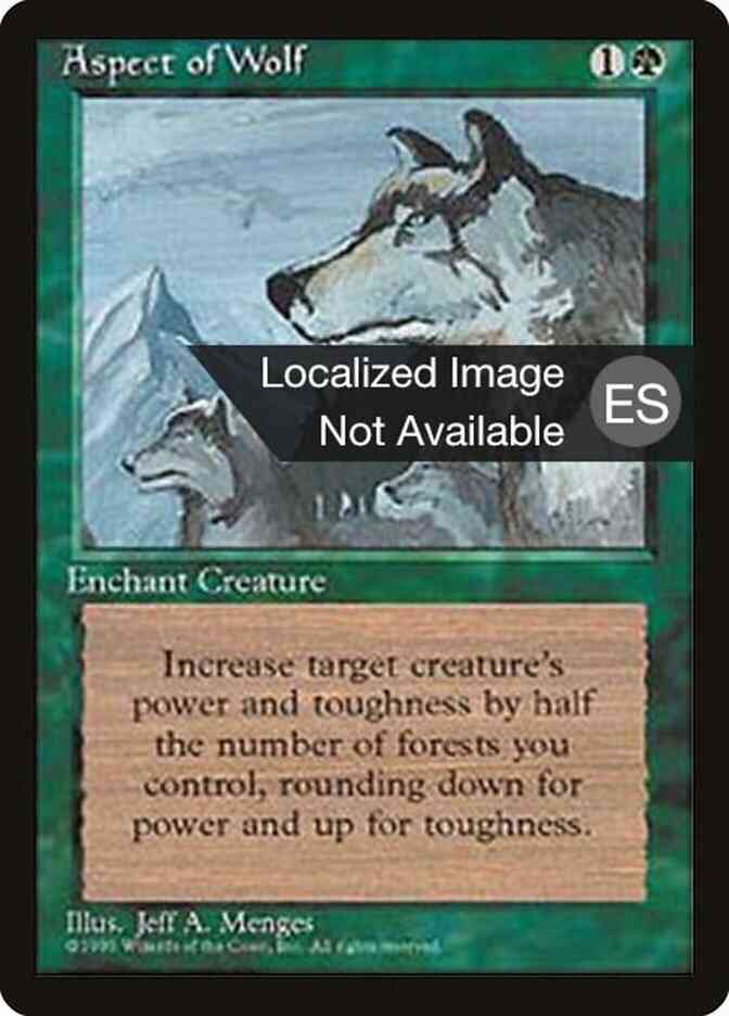 Aspect of Wolf - Chinese [233] [Fourth Edition Black Border: Chinese] [Non-Foil]