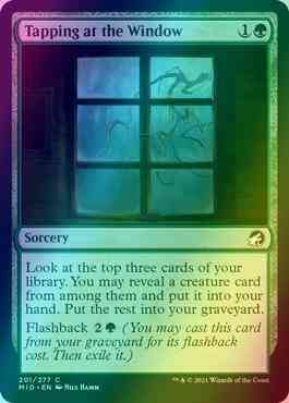 Tapping at the Window [201] [Innistrad: Midnight Hunt] [Foil]