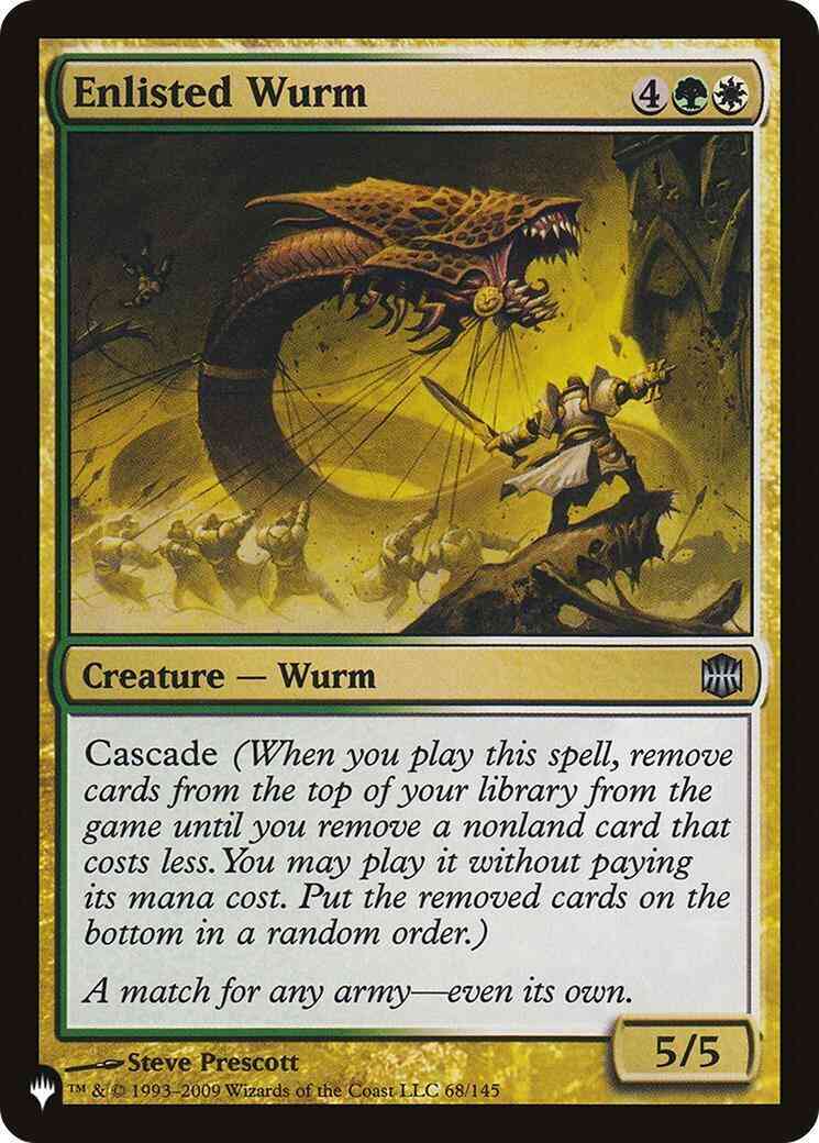 Enlisted Wurm [ARB-68] [The List] [Non-Foil]