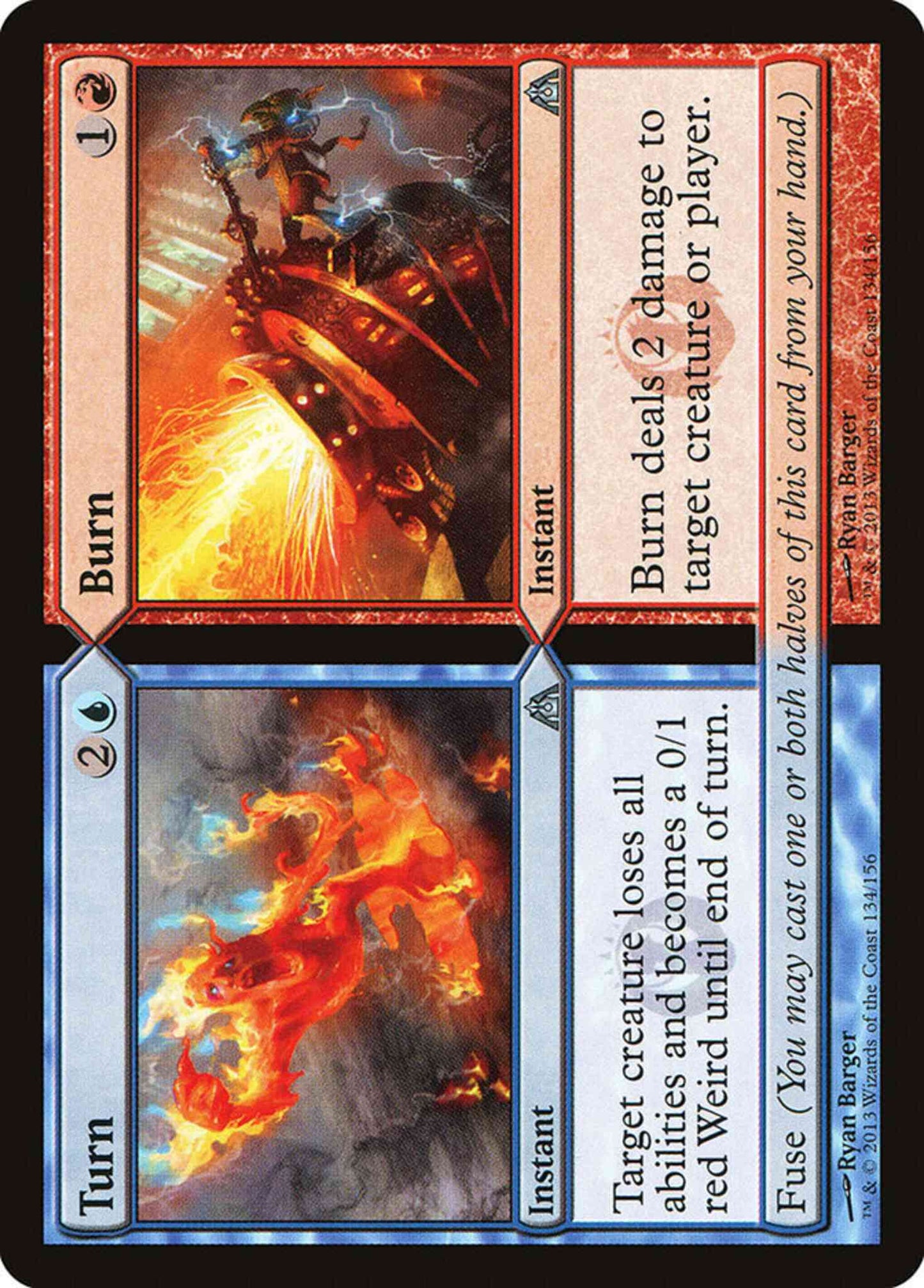 Turn // Burn [134] [Dragon's Maze] [Non-Foil]