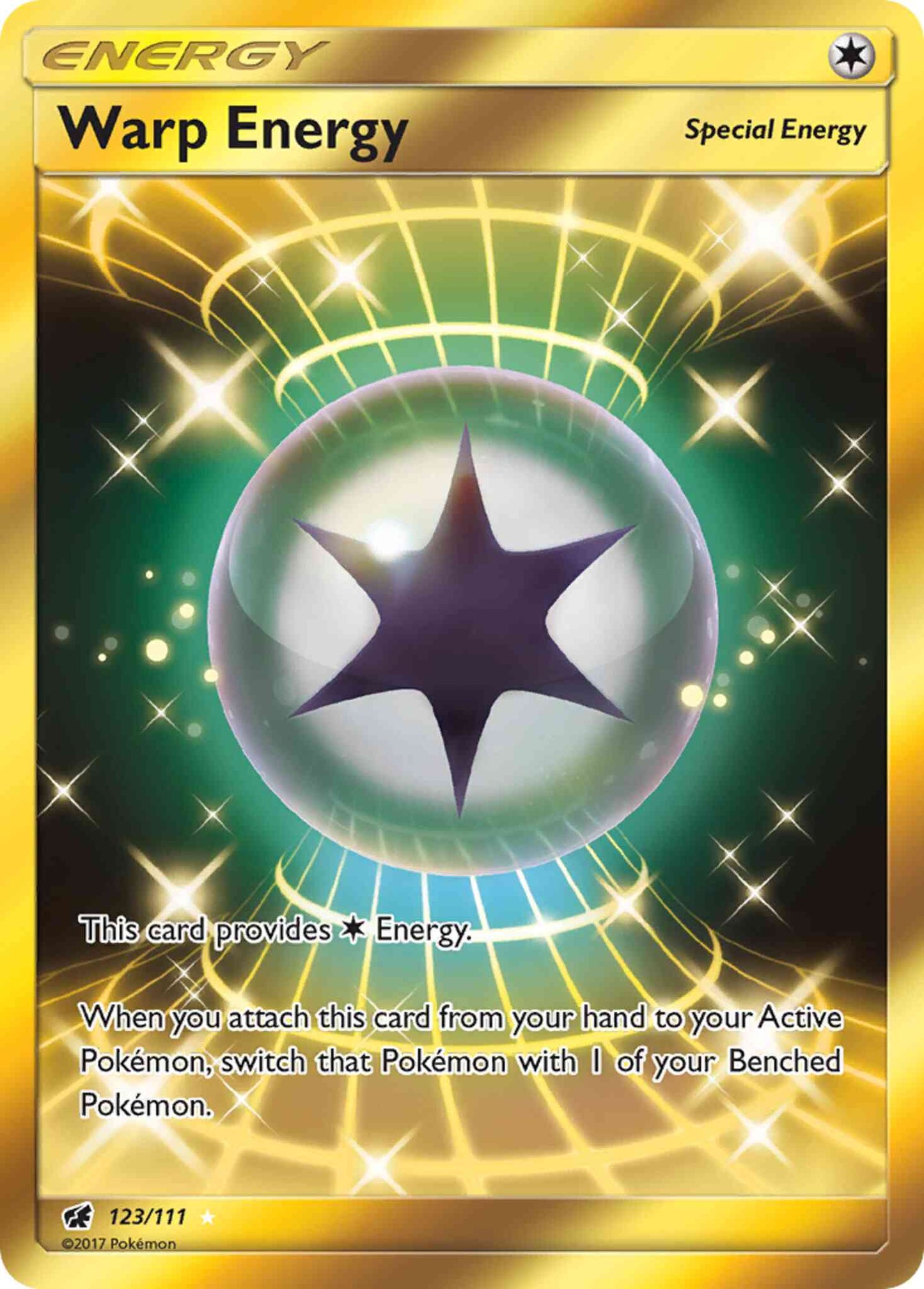 Warp Energy - 123/111 - Rare Secret [sm4-123] [Secret]