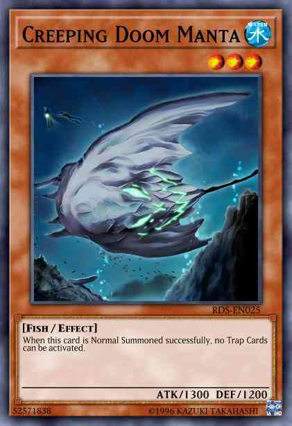 Creeping Doom Manta - DR3-EN085 - Common - Unlimited