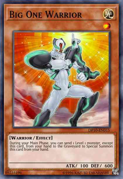 Big One Warrior - DP10-EN015 - Super Rare - Unlimited