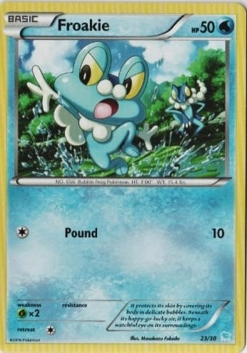 Froakie - 23/30 - [XY Trainer Kit: Pikachu Libre & Suicune (Suicune)] [Non-Holo]