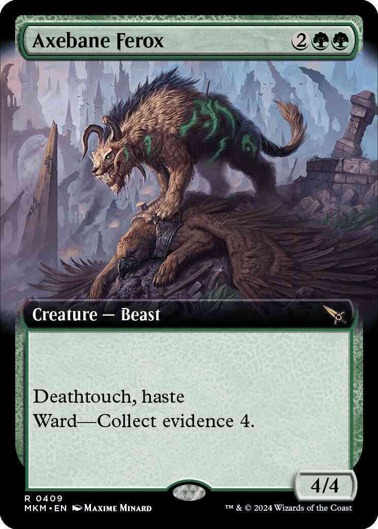 Axebane Ferox [409] [Extended Art] [Murders at Karlov Manor] [Non-Foil]