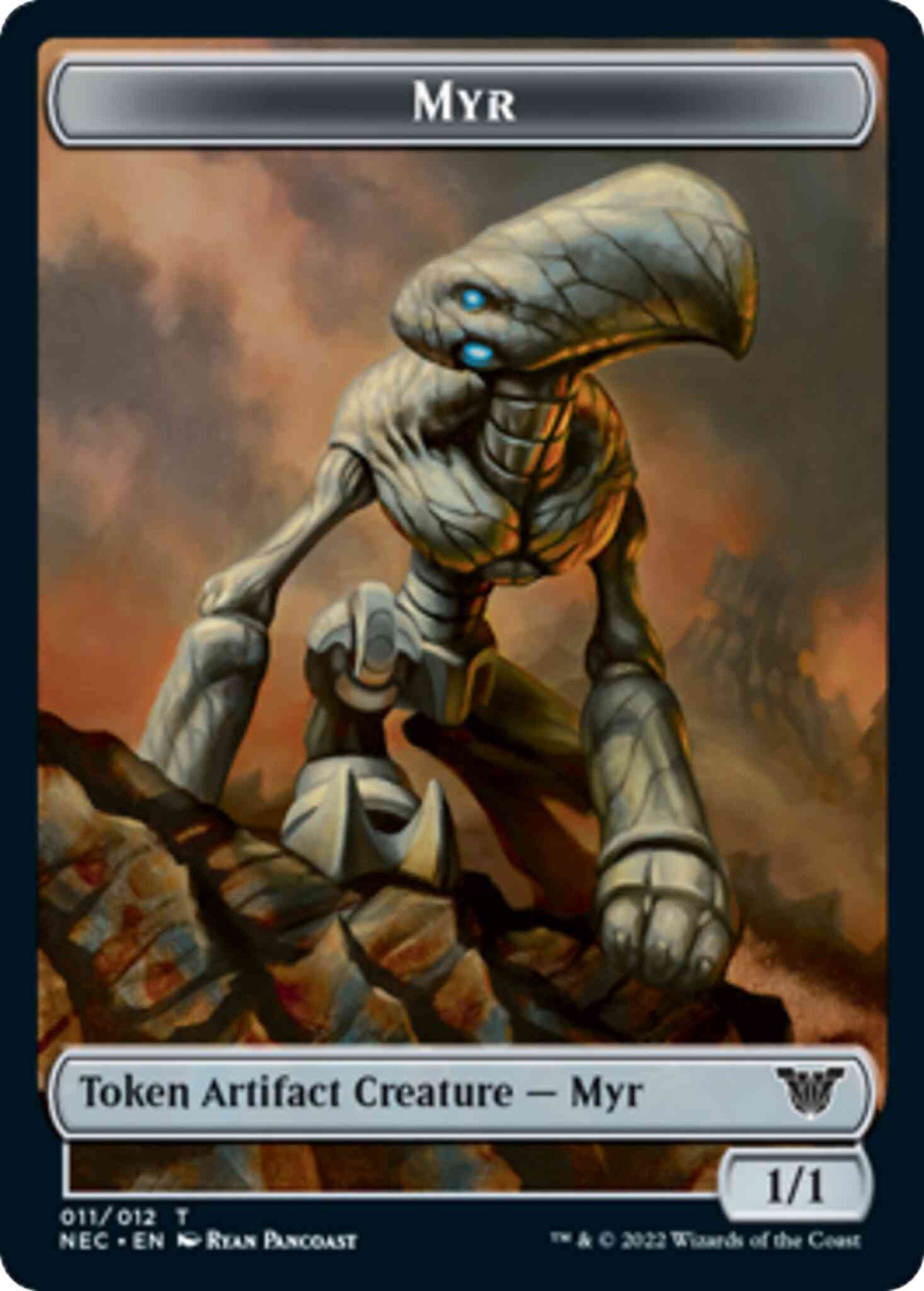 Myr Token (11) // Spirit Token (02) [Kamigawa: Neon Dynasty: Commander: Tokens] [Non-Foil]