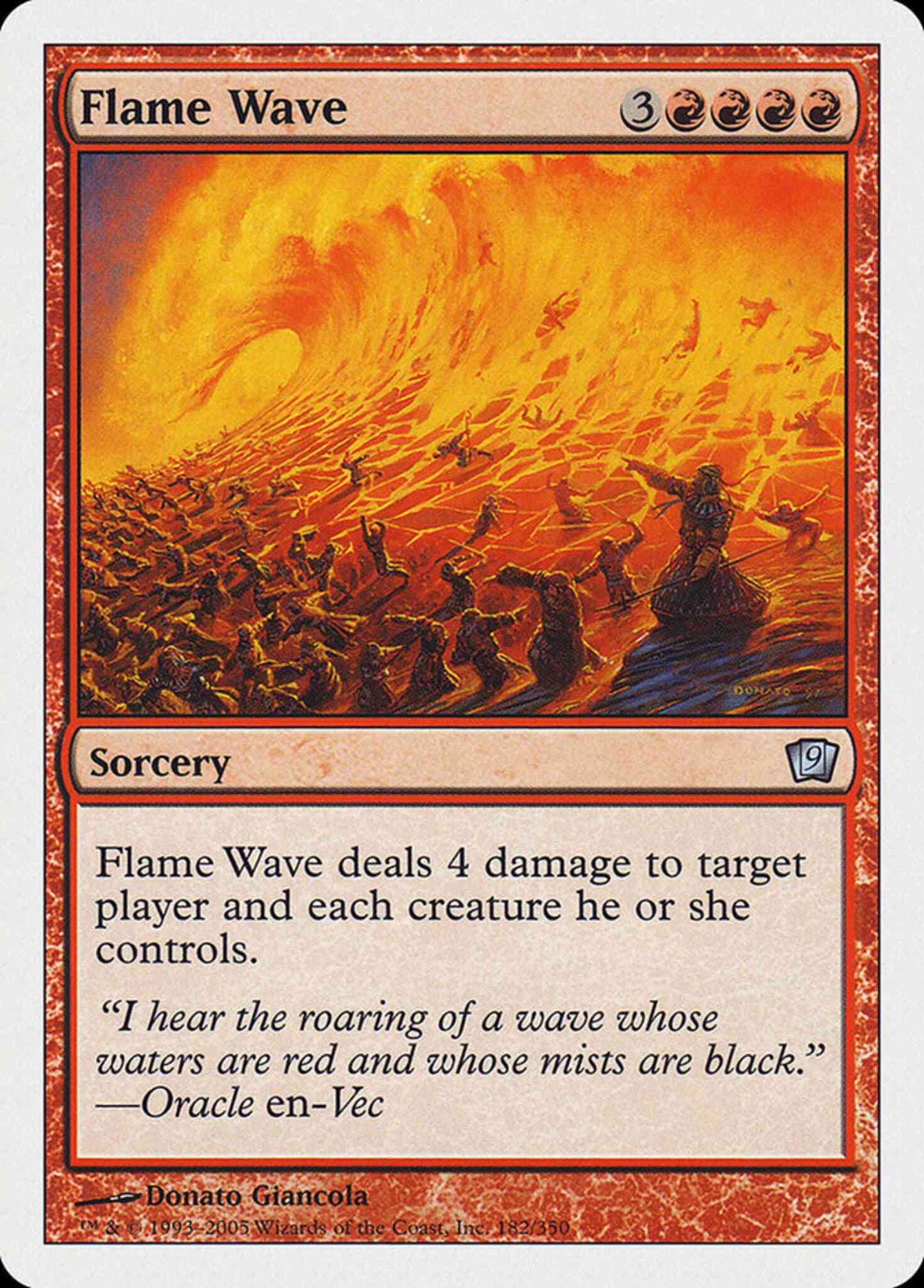 Flame Wave [182] [Ninth Edition] [Non-Foil]