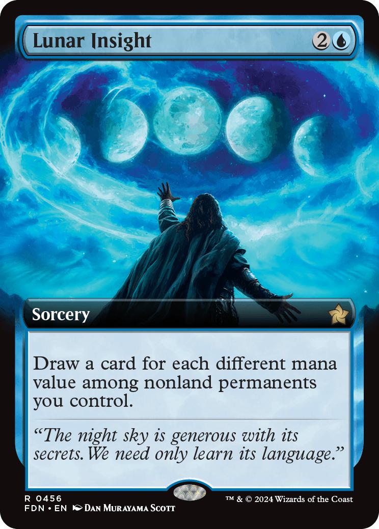 Lunar Insight [456] [Extended Art] [Foundations] [Non-Foil]