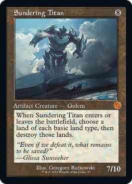 Sundering Titan [57] [Retro Frame] [The Brothers' War Retro Artifacts] [Non-Foil]