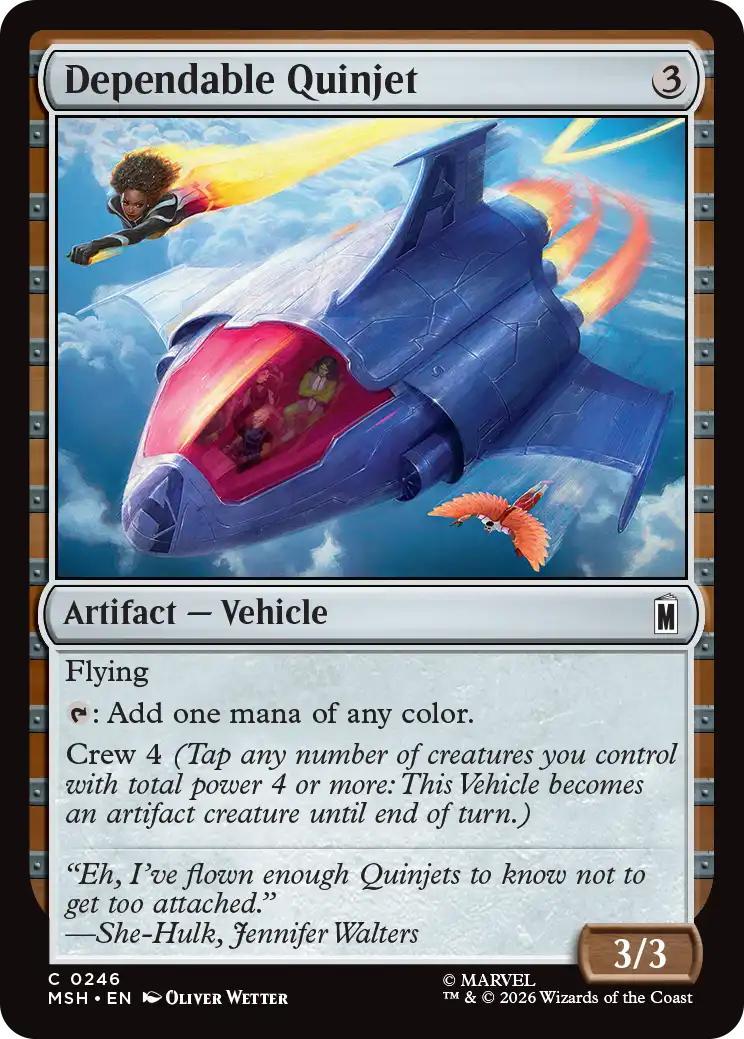 Dependable Quinjet [246] [Marvel Super Heroes] [Non-Foil]