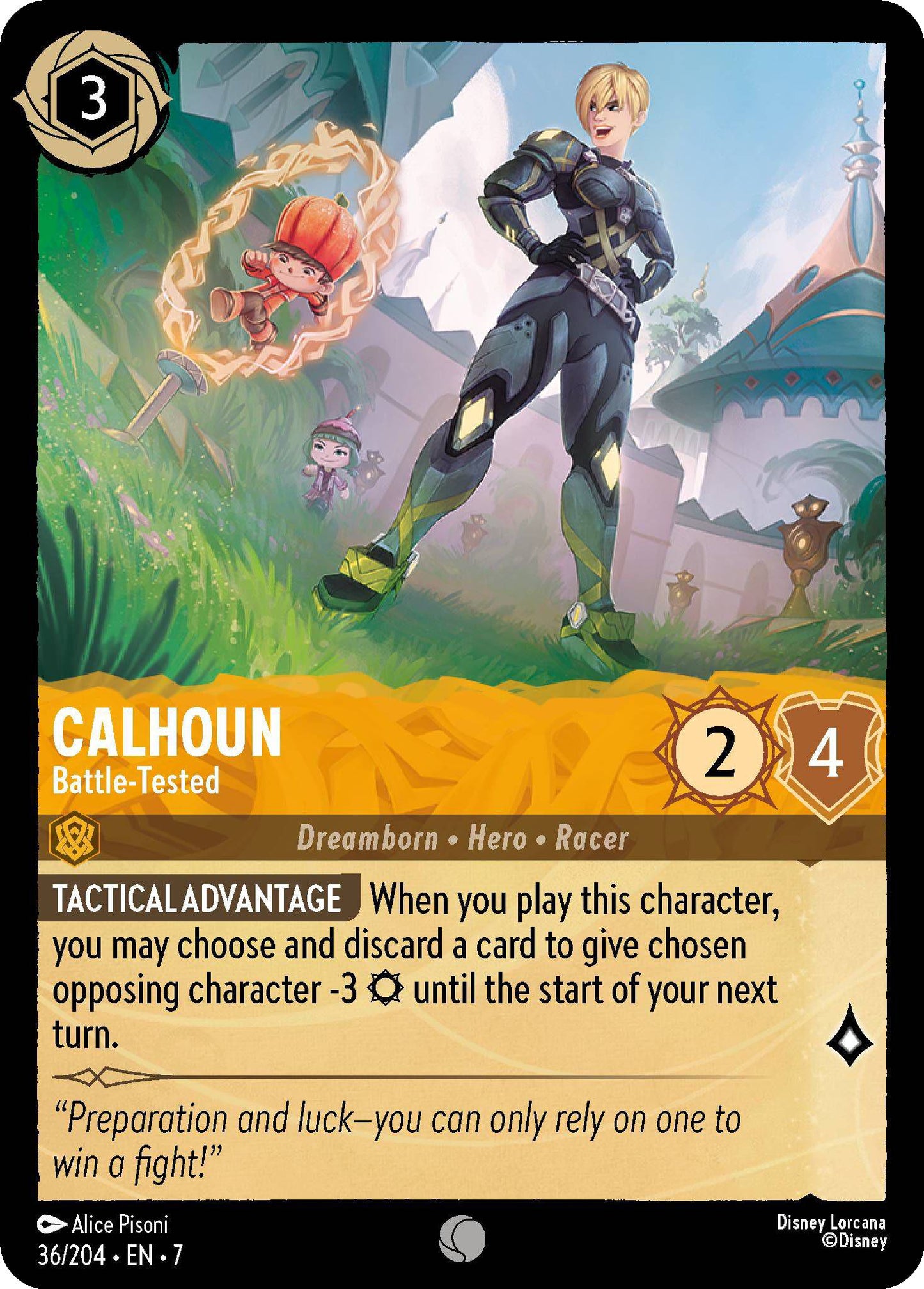 Calhoun - Battle-Tested - 36/204 [Archazia's Island] [Non-Foil]