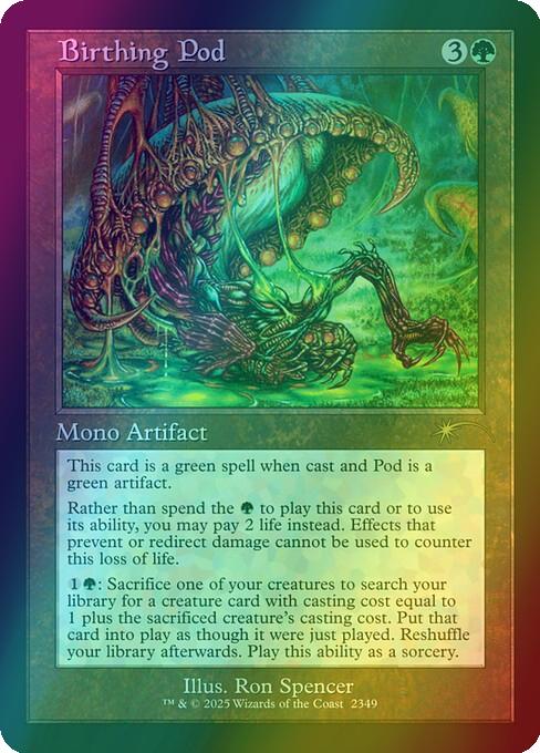 Birthing Pod [2349] [Retro Frame] [Back In My Day !] [Secret Lair Drop] [Foil]