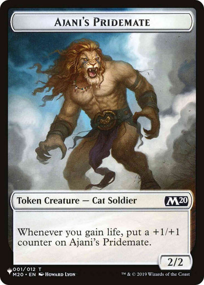 Ajani's Pridemate Token (01) // Griffin Token (03) [TM20-1] [M20/M21 Set Symbol] [The List] [Non-Foil]