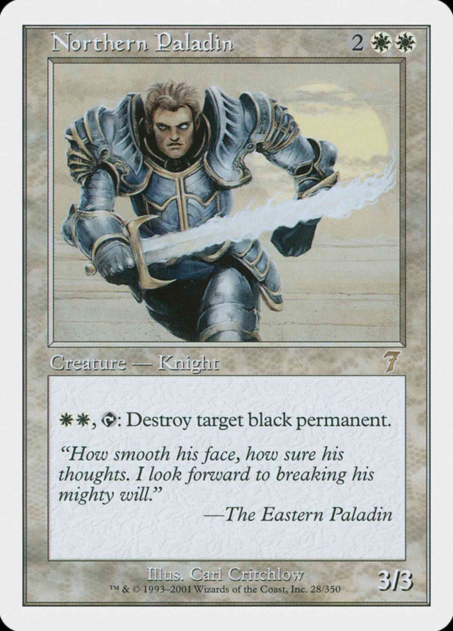 Northern Paladin [28] [Seventh Edition] [Non-Foil]