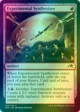 Experimental Synthesizer [138] [Kamigawa: Neon Dynasty] [Foil]