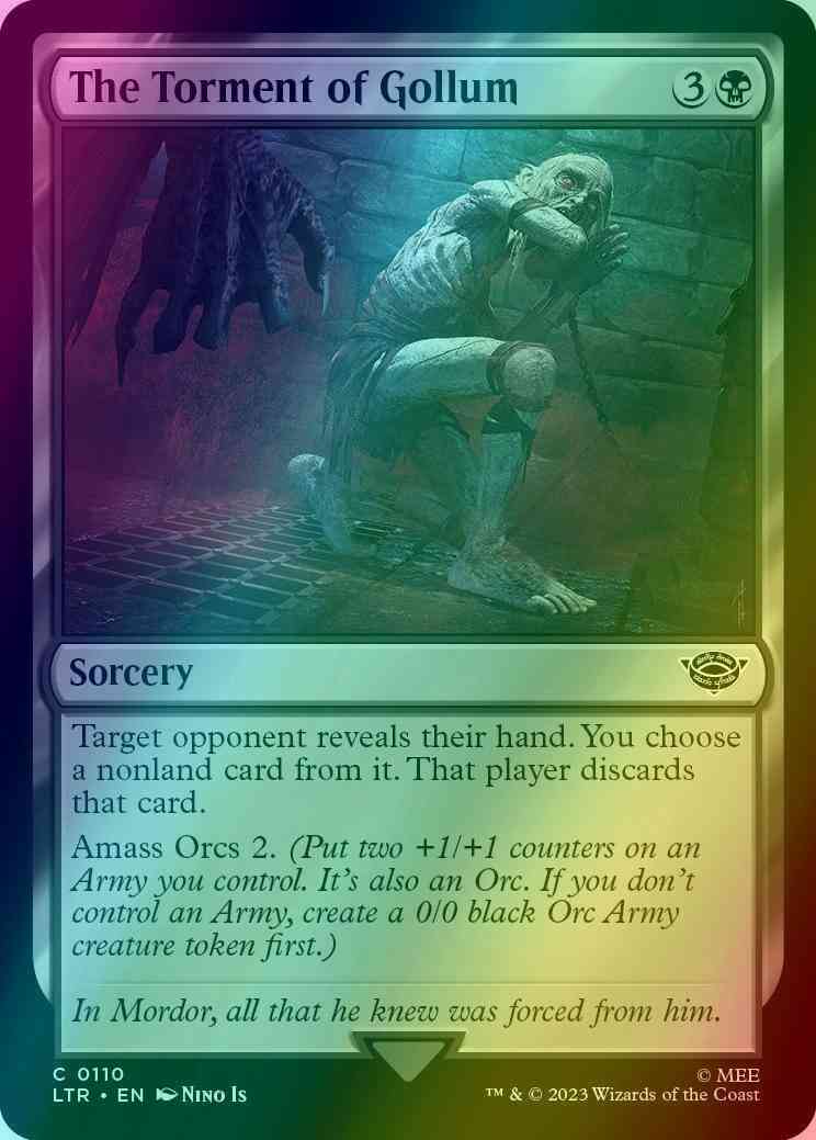 The Torment of Gollum [110] [The Lord of the Rings: Tales of Middle-earth] [Foil]
