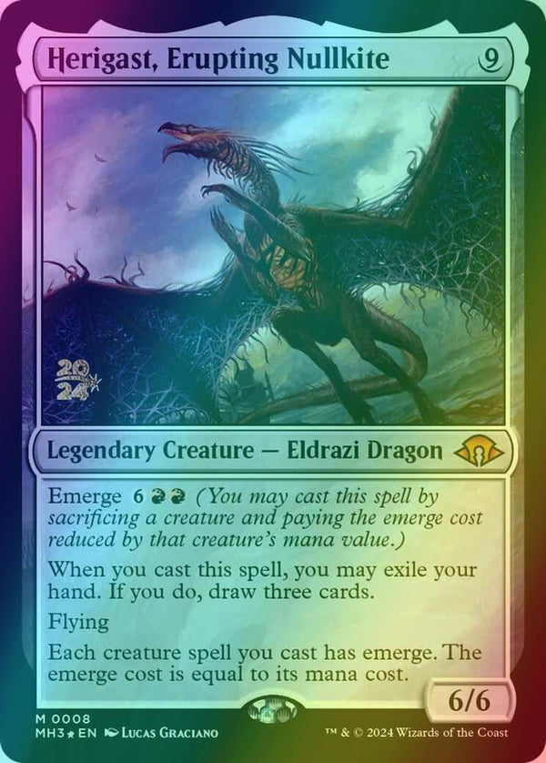 Herigast, Erupting Nullkite [8s] [Prerelease] [Modern Horizons 3: Promos] [Foil]