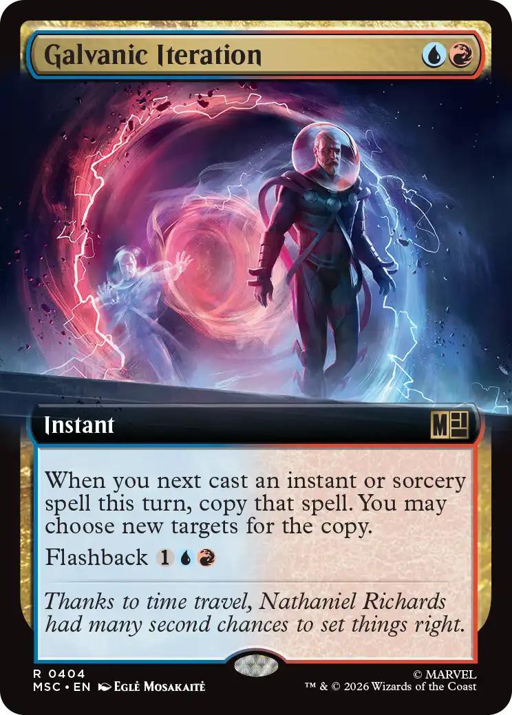 Galvanic Iteration [404] [Extended Art] [Marvel Super Heroes: Commander] [Non-Foil]