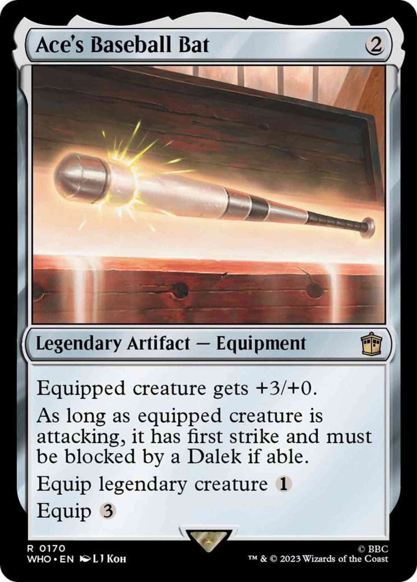 Ace's Baseball Bat [170] [Universes Beyond: Doctor Who] [Non-Foil]
