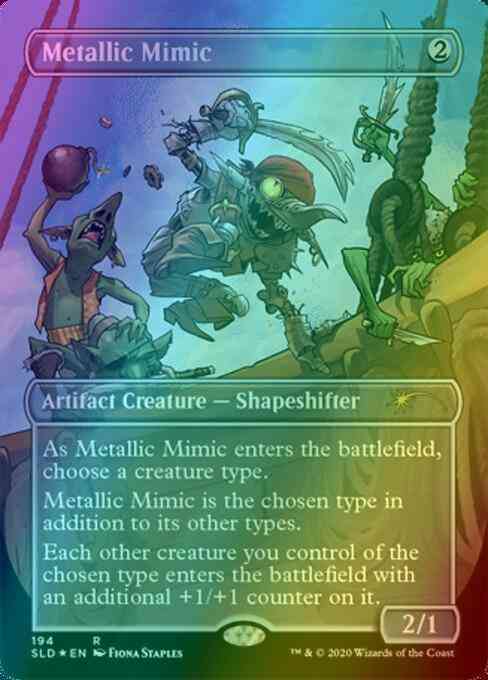 Metallic Mimic [0194] [Borderless] [Fiona Staples] [Secret Lair Drop] [Foil]