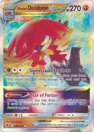 Hisuian Decidueye VSTAR - 084/189 - Rare Ultra [swsh10-084] [Ultra]